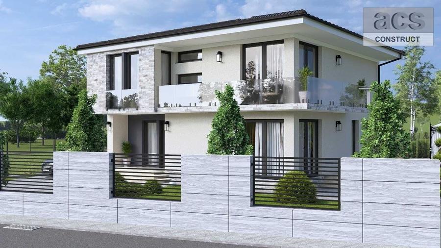 Casă cu 4 camere în Baciu