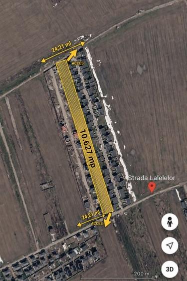 Teren Construcții intravilan de 10627 mp, în Domnești