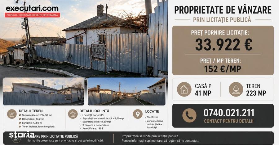 Casa P - 41mp + Teren - 223 mp, Tulcea - 3