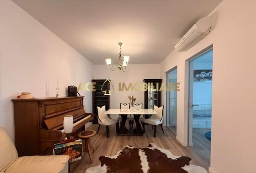 Apartament cu 3 camere decomandat, mobilat în Regie