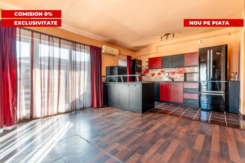 Apartament cu 2 camere semidecomandat, mobilat în Florești