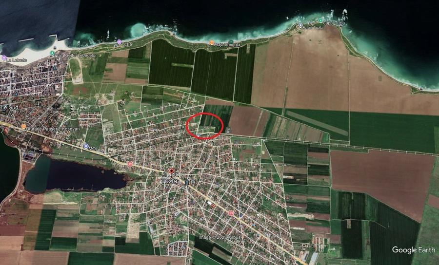 Teren Construcții intravilan de 610 mp, în Tuzla