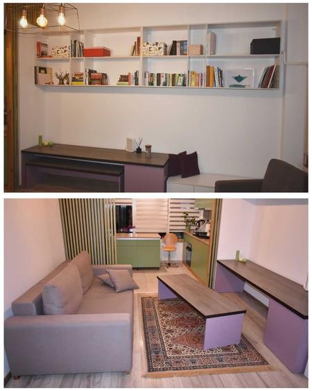 Apartament cu 3 camere semidecomandat în Alexandru cel Bun