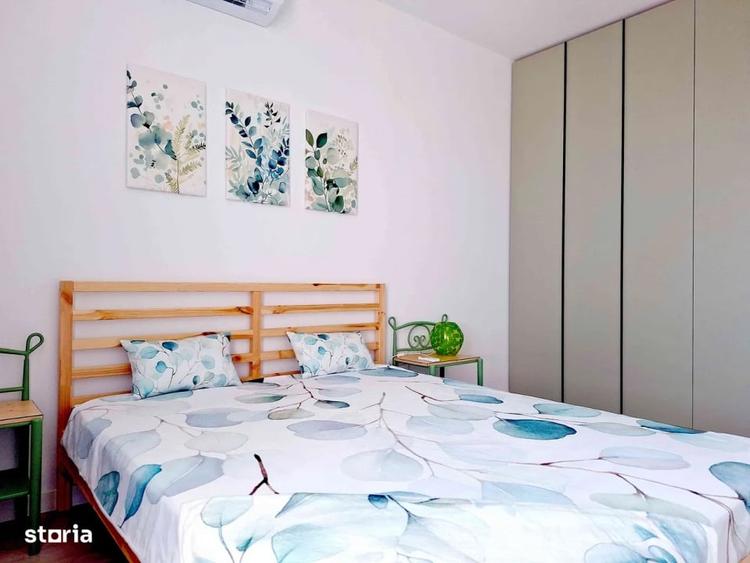 Apartament cu 2 camere decomandat, mobilat în Băneasa