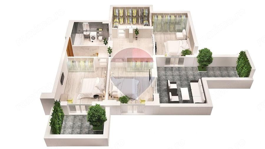 Apartament cu 5 camere decomandat în Filiași