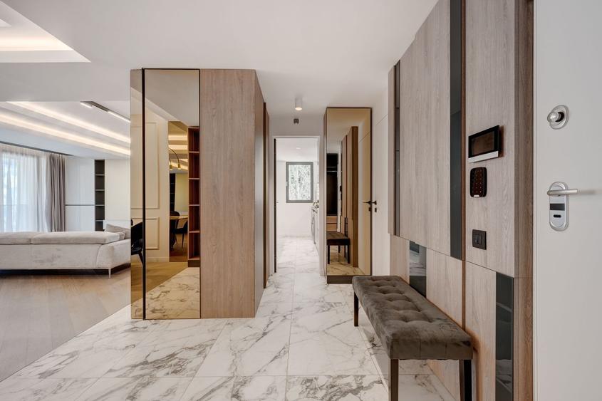 Apartament cu 3 camere semidecomandat, mobilat în Floreasca