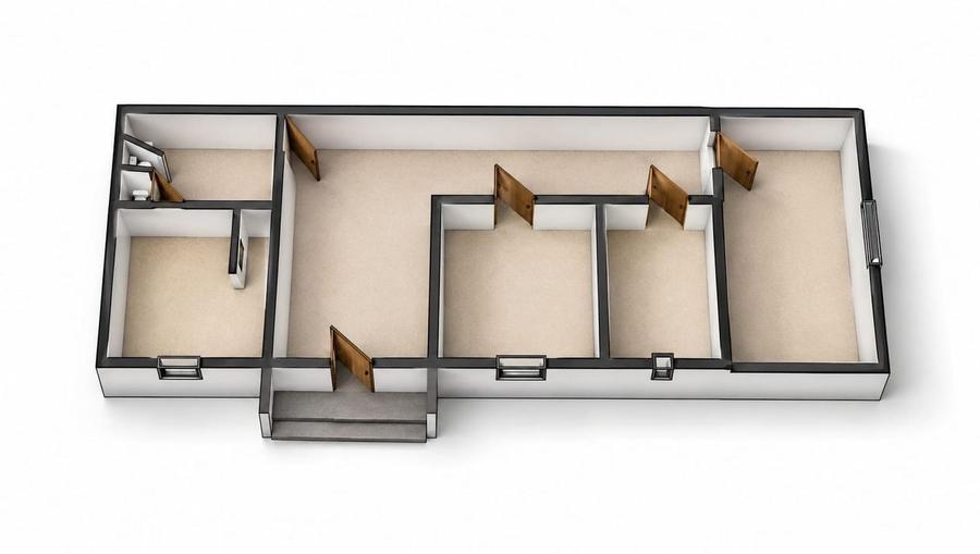 Apartament cu 3 camere semidecomandat în Tătărași