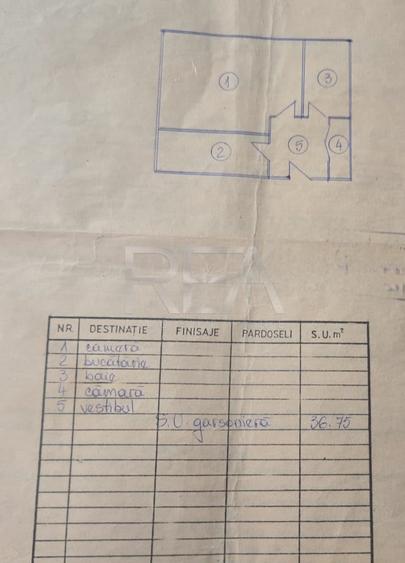 Garsonieră decomandată, mobilată în Nerva Traian
