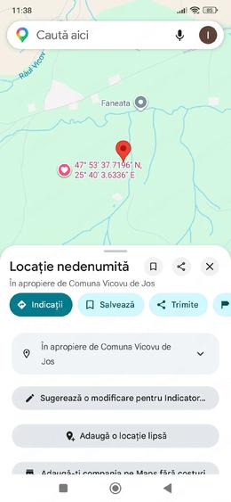 Teren de 5000 mp, în Vicovu de Jos