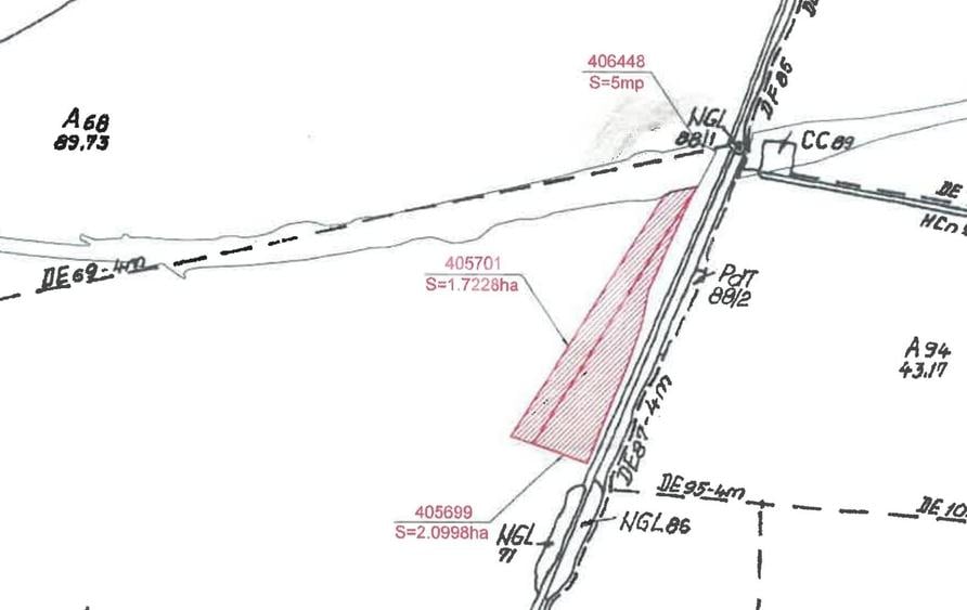 Teren Construcții intravilan de 38226 mp, în Șagului