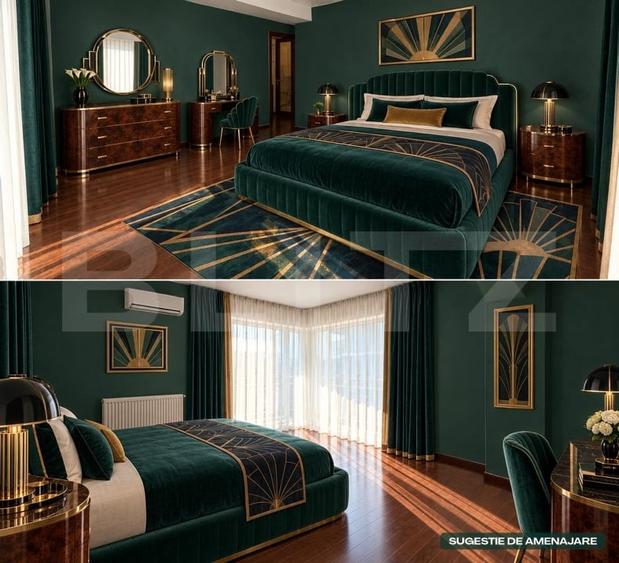 Apartament cu 4 camere semidecomandat, mobilat în Bună Ziua