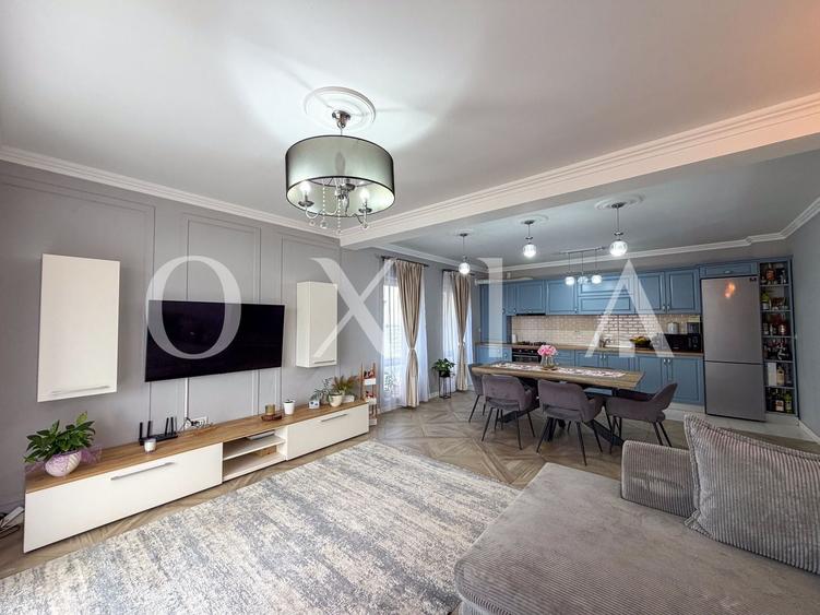 Apartament cu 3 camere semidecomandat, mobilat în Giroc