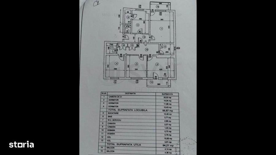 Apartament cu 4 camere în Aviației