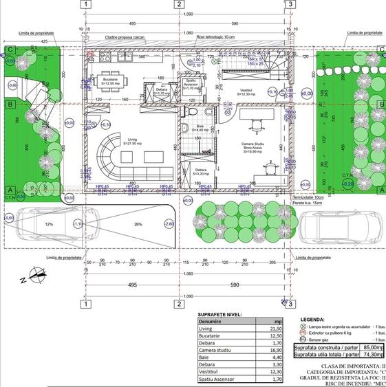 Teren cu autorizatie de construire S+P+1+M, in apropiere de metrou - 1