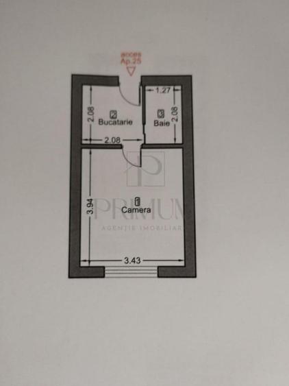 Garsonieră decomandată în Complex Studențesc