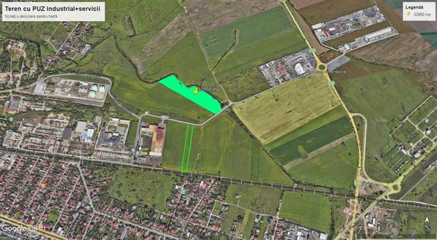 Teren agricol extravilan de 32950 mp, în Micălaca