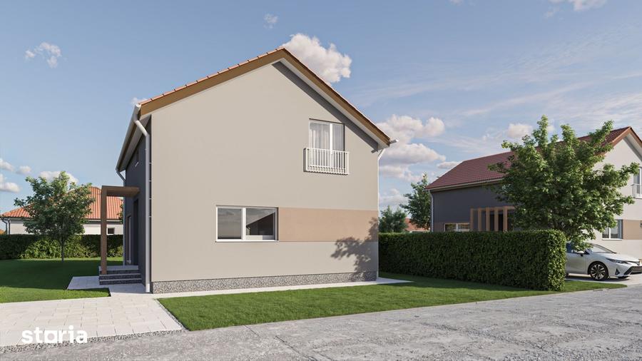 Casă cu 4 camere cu Teren 608 Mp în Prejmer