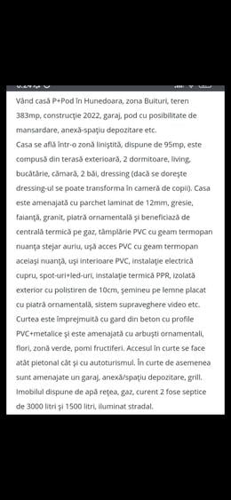 Casă cu 3 camere cu Teren 385 Mp în Central