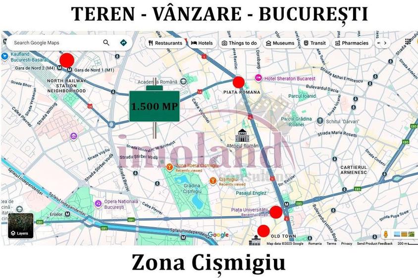 Vanzare - teren 1500 mp - Ultracentral - Cismigiu - 2