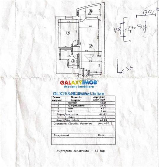 Apartament cu 3 camere decomandat, mobilat în Mihai Bravu