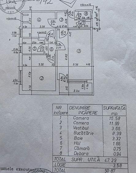 Apartament cu 2 camere, mobilat în Drumul Taberei