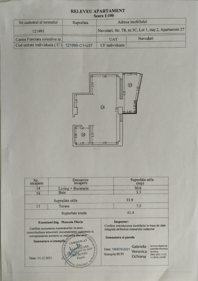 Garsonieră decomandată în Nord
