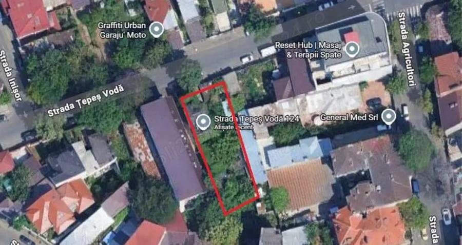 Teren de 354 mp, în Central