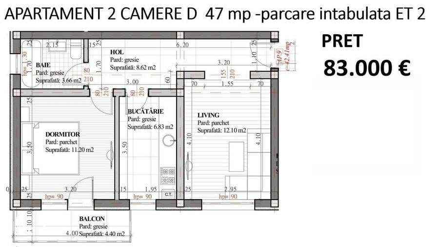 IASI - LUNCA CETATUII - Apartament cu 1 camera in bloc nou + parcare - 13