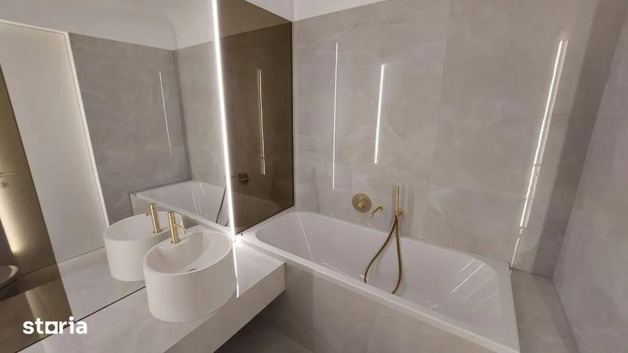 Apartament cu 2 camere semidecomandat, mobilat în Pipera