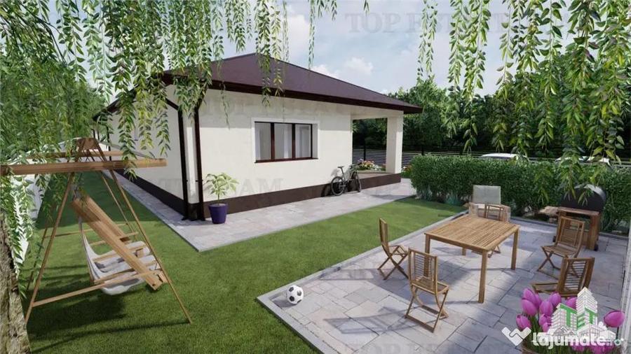 Casa parter 4 camere incalzire in pardoseala in Domnesti - 2