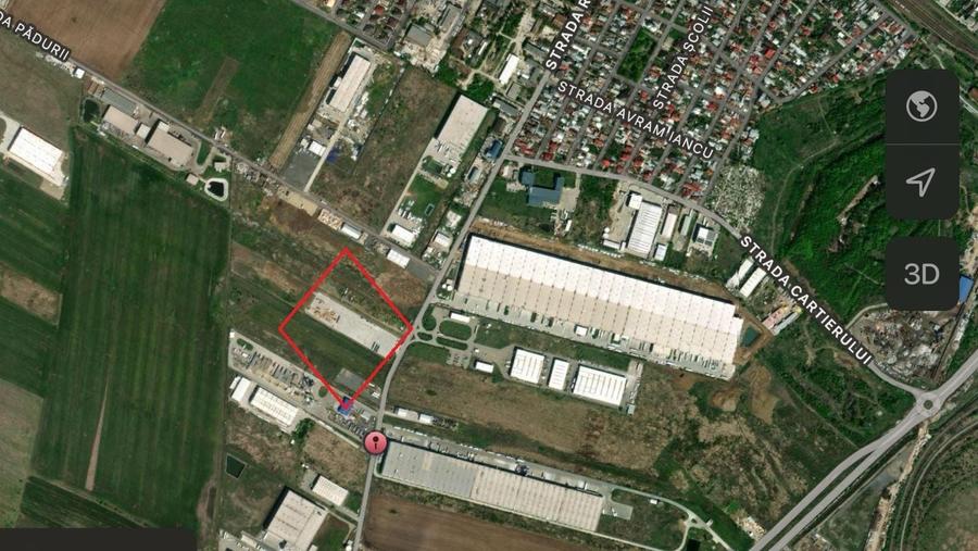 Teren Construcții intravilan de 14352 mp, în Nord-Vest