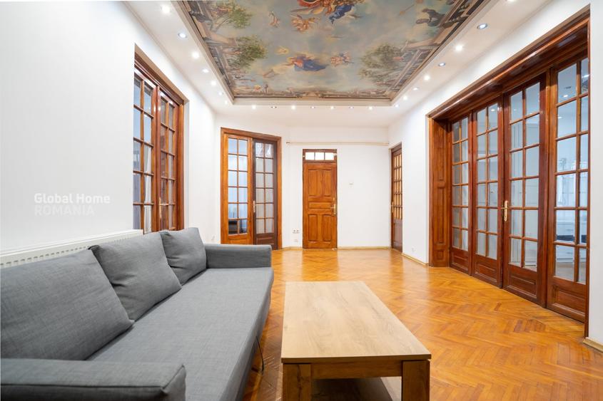 Apartament cu 6 camere circular, mobilat în Cișmigiu