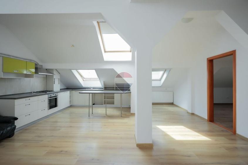 Penthouse cu 4 camere decomandat, mobilat în Nufărul
