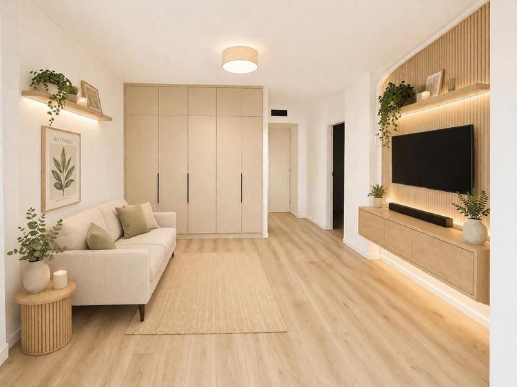Apartament cu 2 camere semidecomandat, mobilat în Theodor Pallady