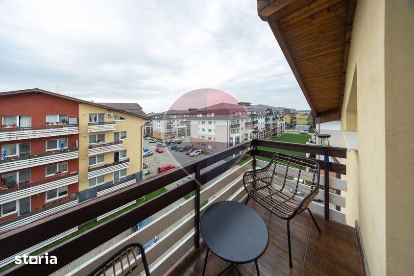 Apartament cu 2 camere, mobilat în Sânpetru