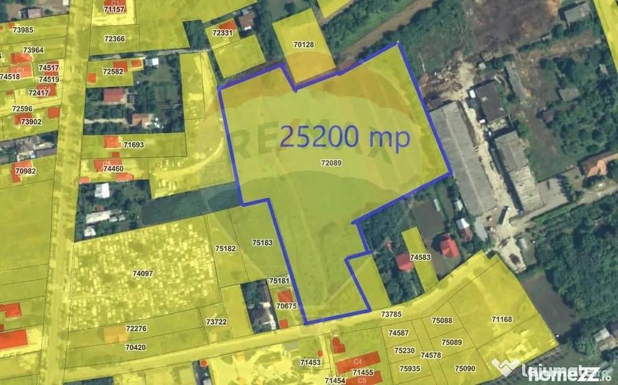 Teren de 25200 mp, în Titu