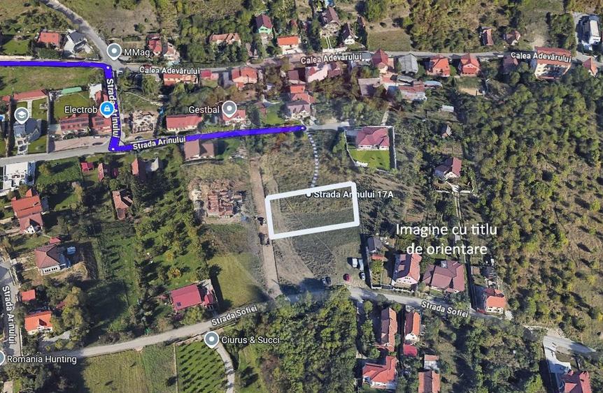 Teren Construcții intravilan de 1230 mp, în Dealuri Oradea