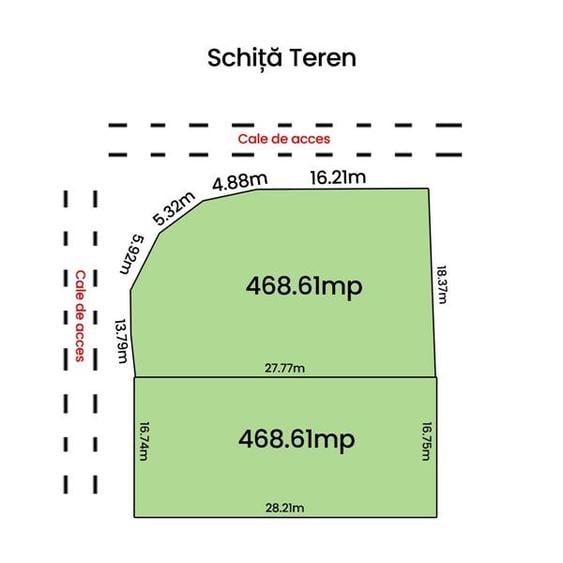 Teren Construcții intravilan de 937 mp, în Bucium