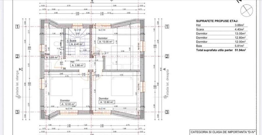 Casă cu 4 camere cu Teren 200 Mp în Exterior Est