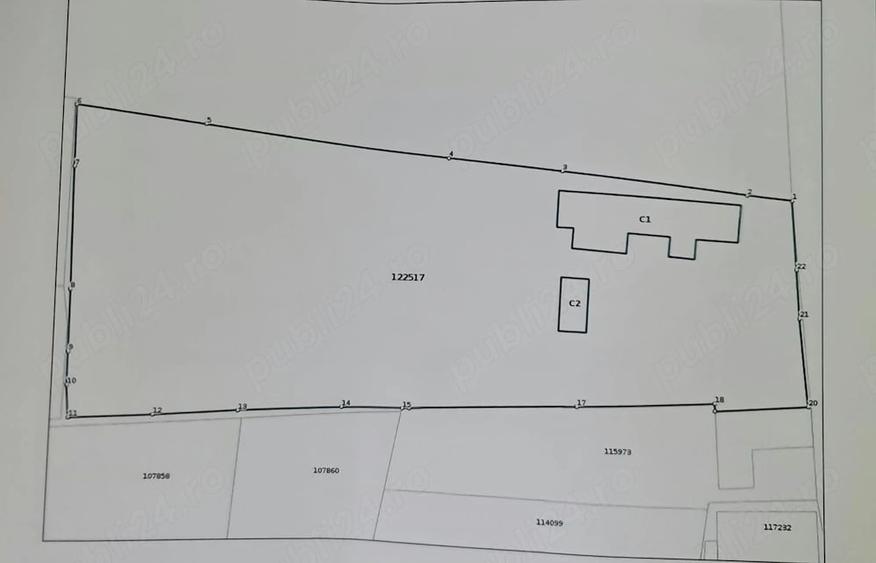 Teren de 2184 mp, în Corbu