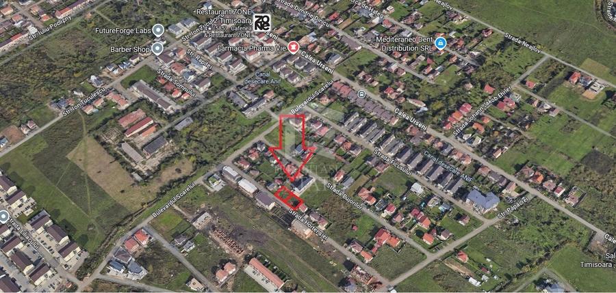 Teren Construcții intravilan de 364 mp, în Giroc