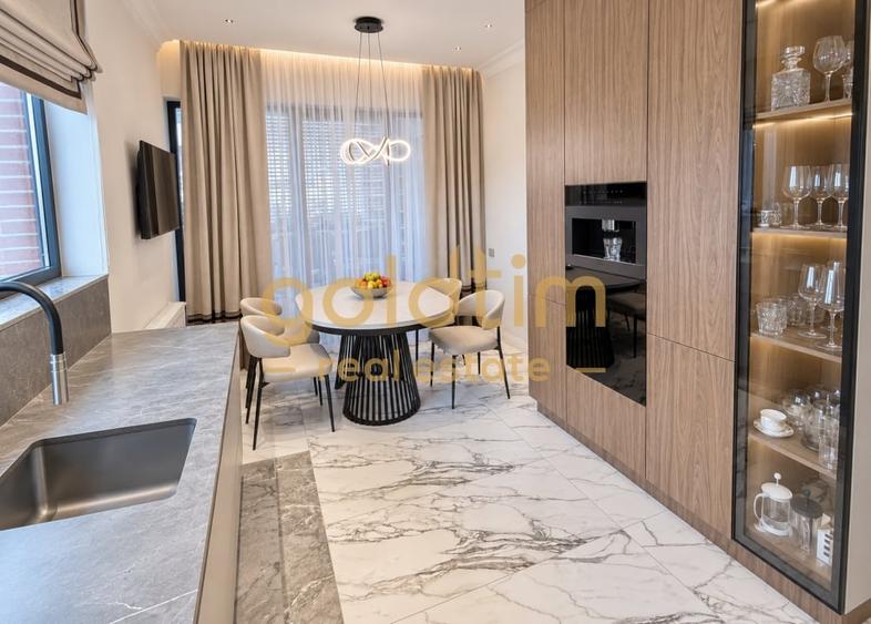 Apartament cu 5 camere semidecomandat, mobilat în Herăstrău
