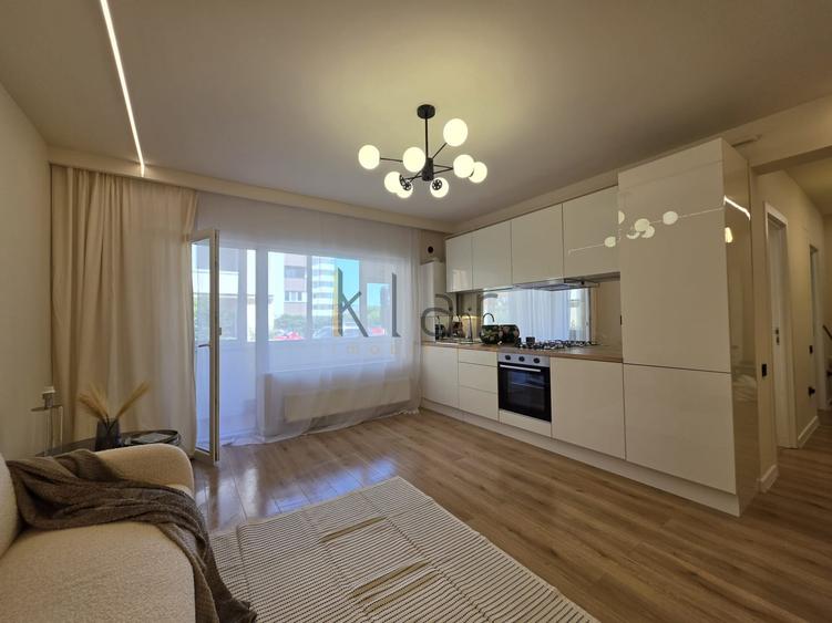 Apartament cu 2 camere semidecomandat, mobilat în Florești