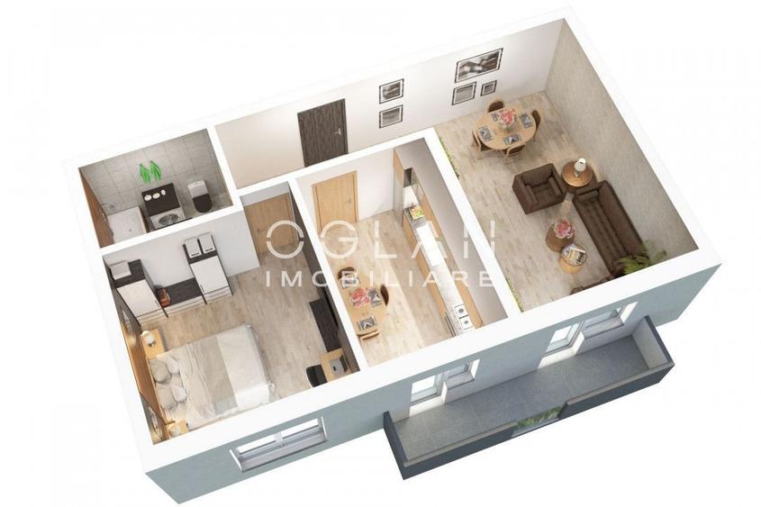 Apartament cu 2 camere în Central