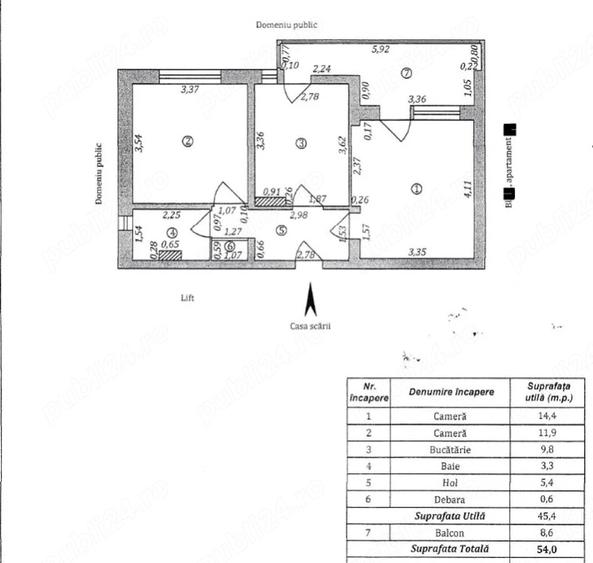 Ap. 2 camere dec. Micro 18, strada Brailei - 3