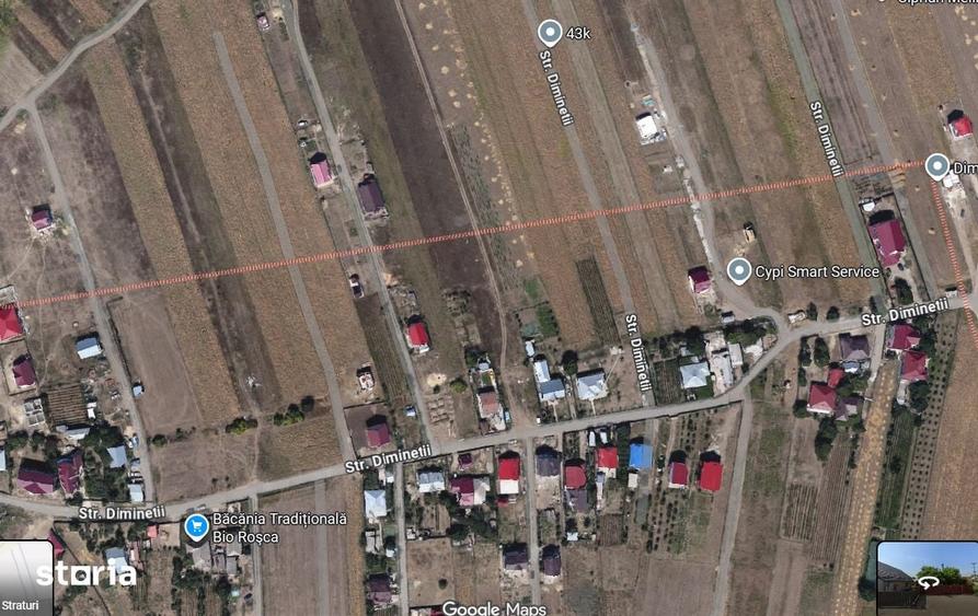 Teren de 1000 mp, în Holboca