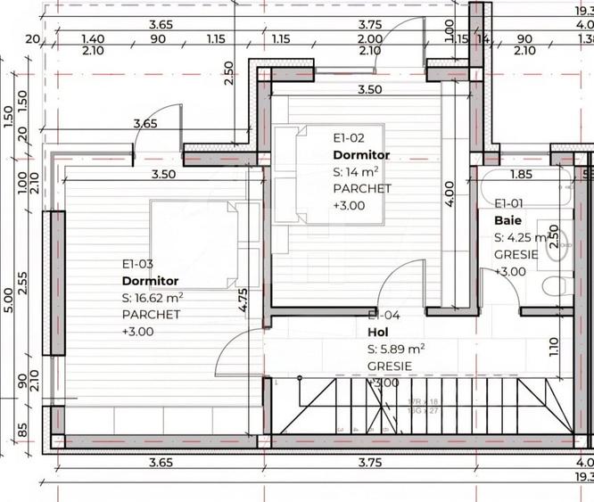 Duplex cu 4 camere cu Canalizare în Bună Ziua