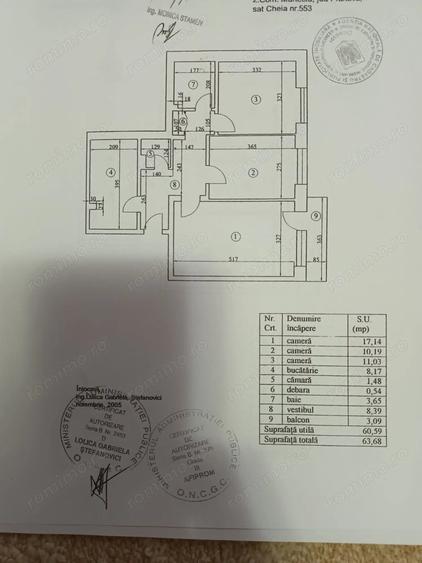 Apartament cu 3 camere decomandat, mobilat în Tineretului