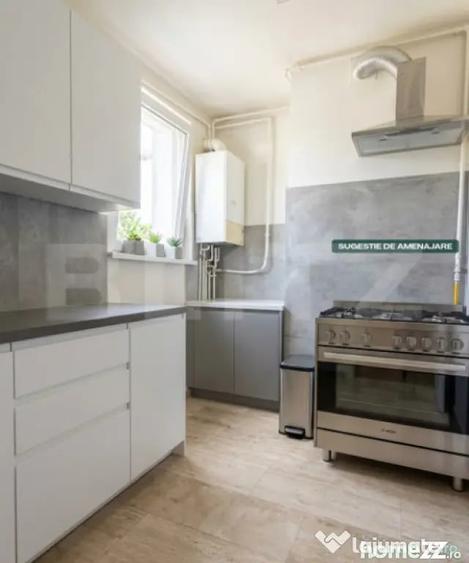 Apartament cu 3 camere decomandat în Central