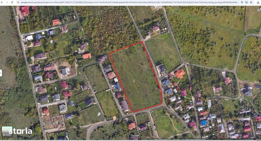 Teren de 13300 mp, în Podu Roș